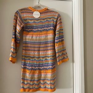 Verge Girl crotchet mini dress
